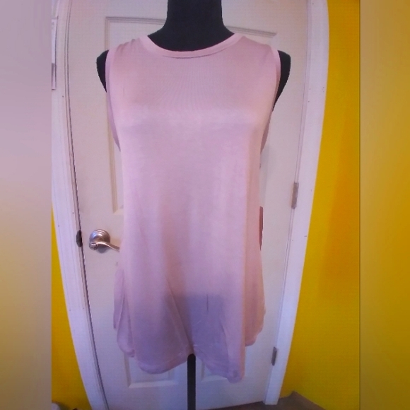 💎Halogen Pink Back Keyhole Tank Top Sz M NWT💎 - Picture 1 of 16